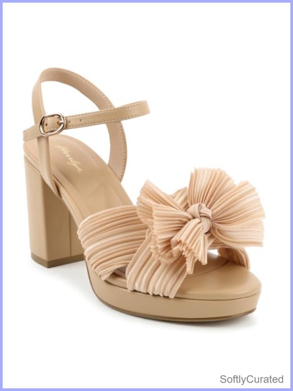 Herrlyn Kitten Heels Square Toe Slip On Low Heel Mules for Party Wedding Summer
